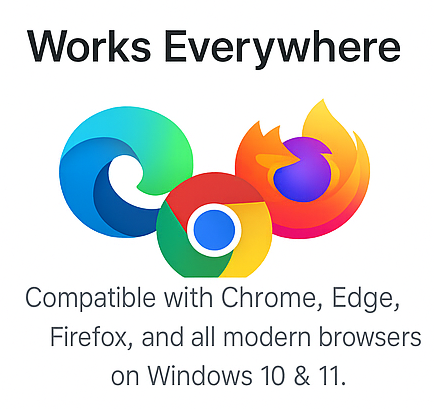 Works on all browsers Works on all browsers