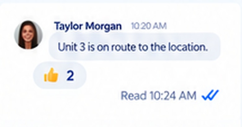 Read receipt example