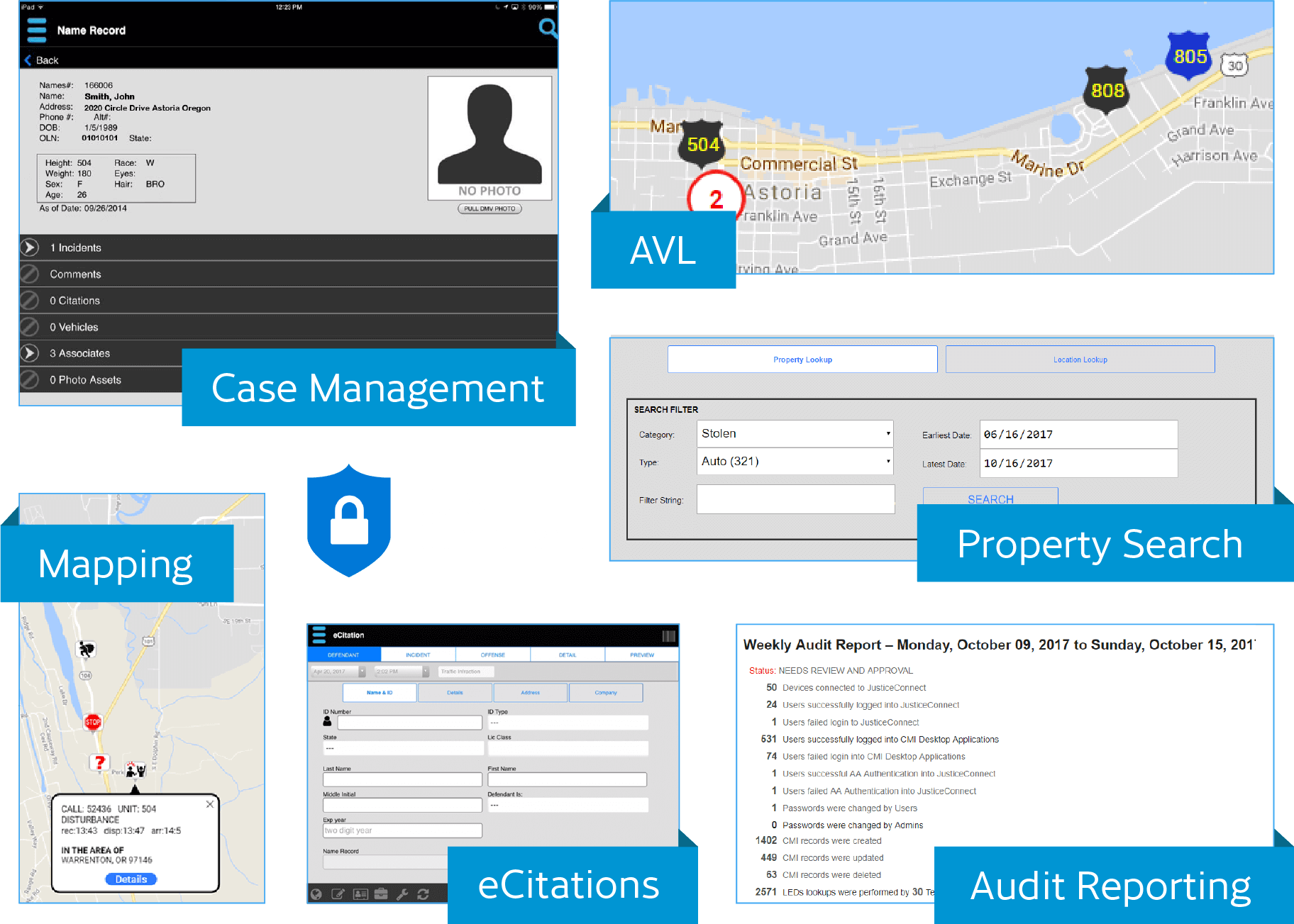 JusticeConnect Features